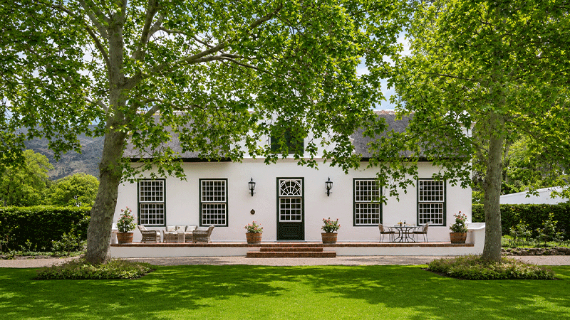 The Story Behind Steenberg's Manor House- the historic buildings facade